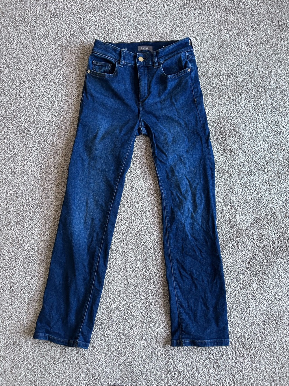 DL1961 Mara Straight Mid Rise Instasculpt Ankle Jeans Performance Size 26 - Picture 2 of 9